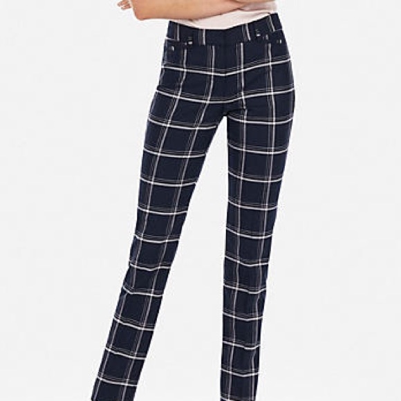 express plaid pants